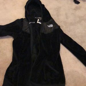 The north face fuzzy kids sweater